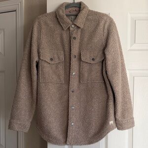 Vuori Women Tan Sherpa Jacket - NO FLAWS